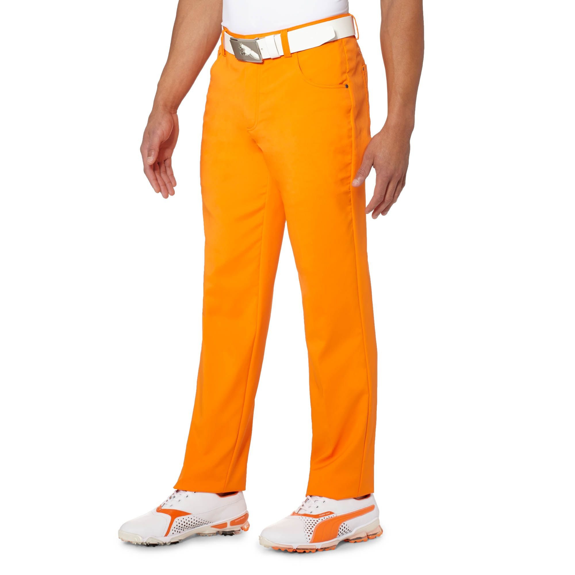 puma golf heather 6 pocket trousers